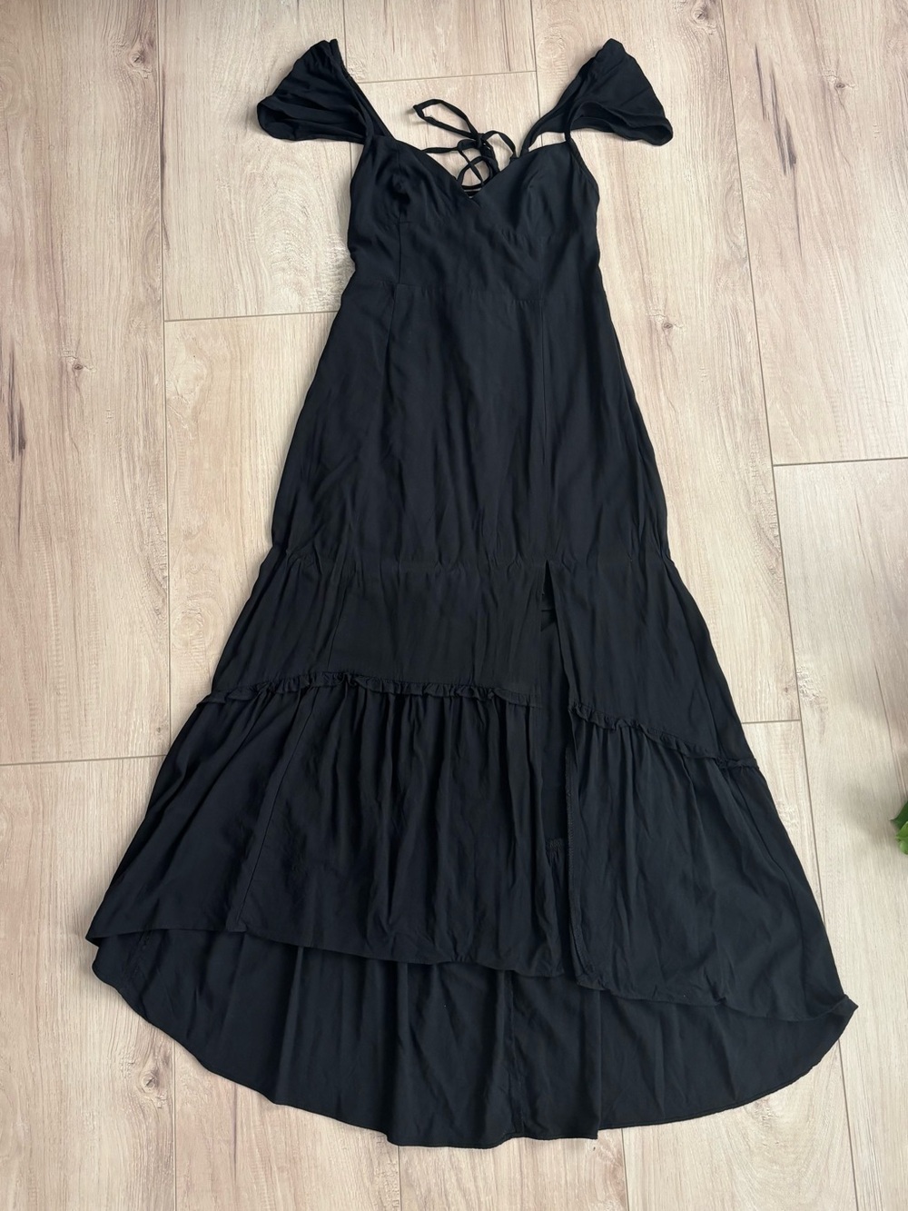 Urban Outfitters Siren Black Midi Dress